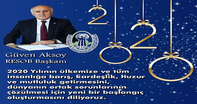 Aksoy'dan yeni yıl mesajı